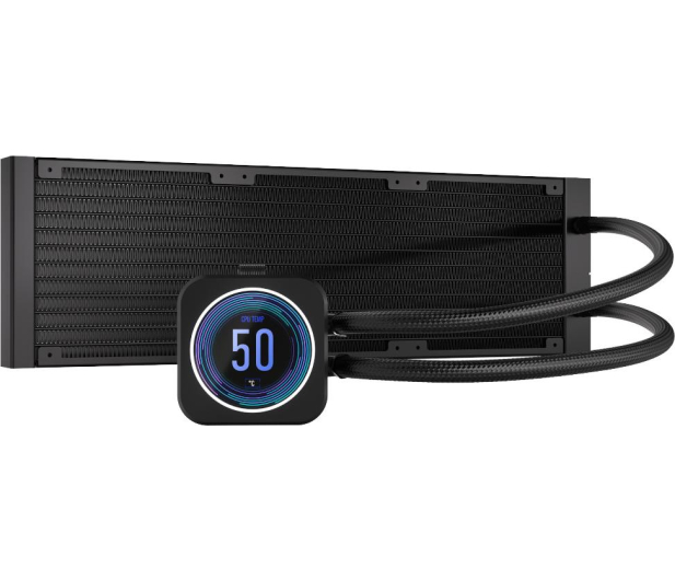 Corsair iCUE H150i ELITE LCD XT Black 3x120mm - 1121385 - zdjęcie 2